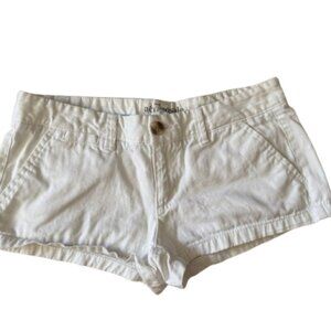 White Aero Shorts